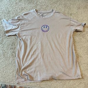 Smiley Face Beige T-Shirt